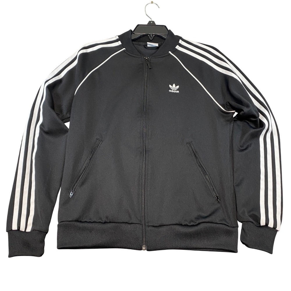 Adidas Originals Mens Superstar Track Jacket Black White‎ Small